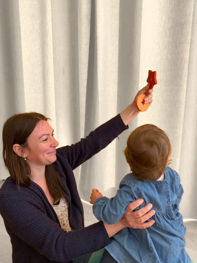 marion guichard psychomotricienne avec un bébé